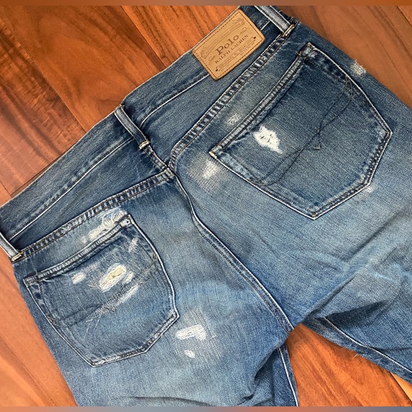 RALPH LAUREN AZTEC PATCHWORK JEANS - Picture 5 of 7